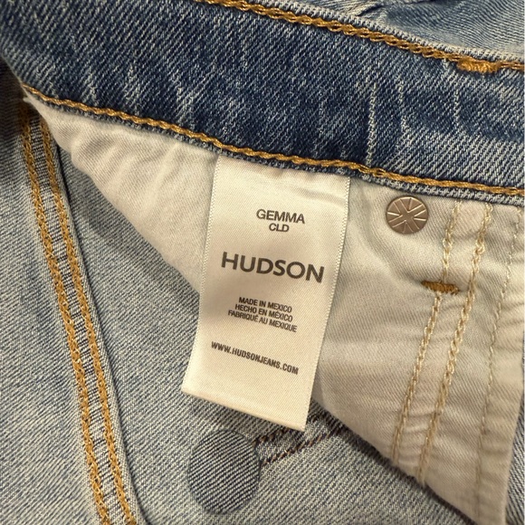 HUDSON JEANS Gemma Mid Rise Denim Shorts - Picture 6 of 6